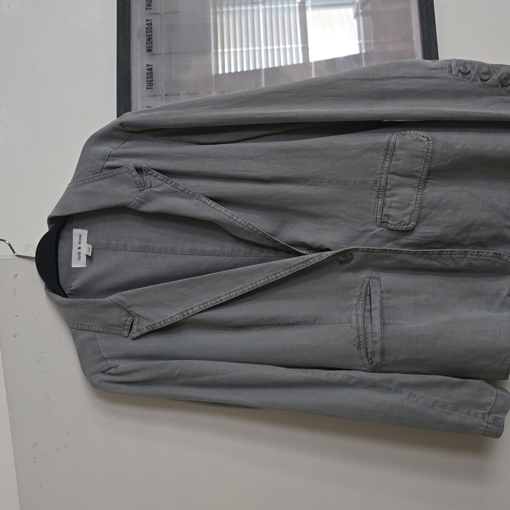 Cloth and Stone lightweight khaki jacket